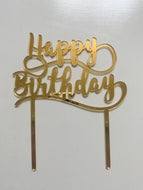 Happy Birthday - Gold